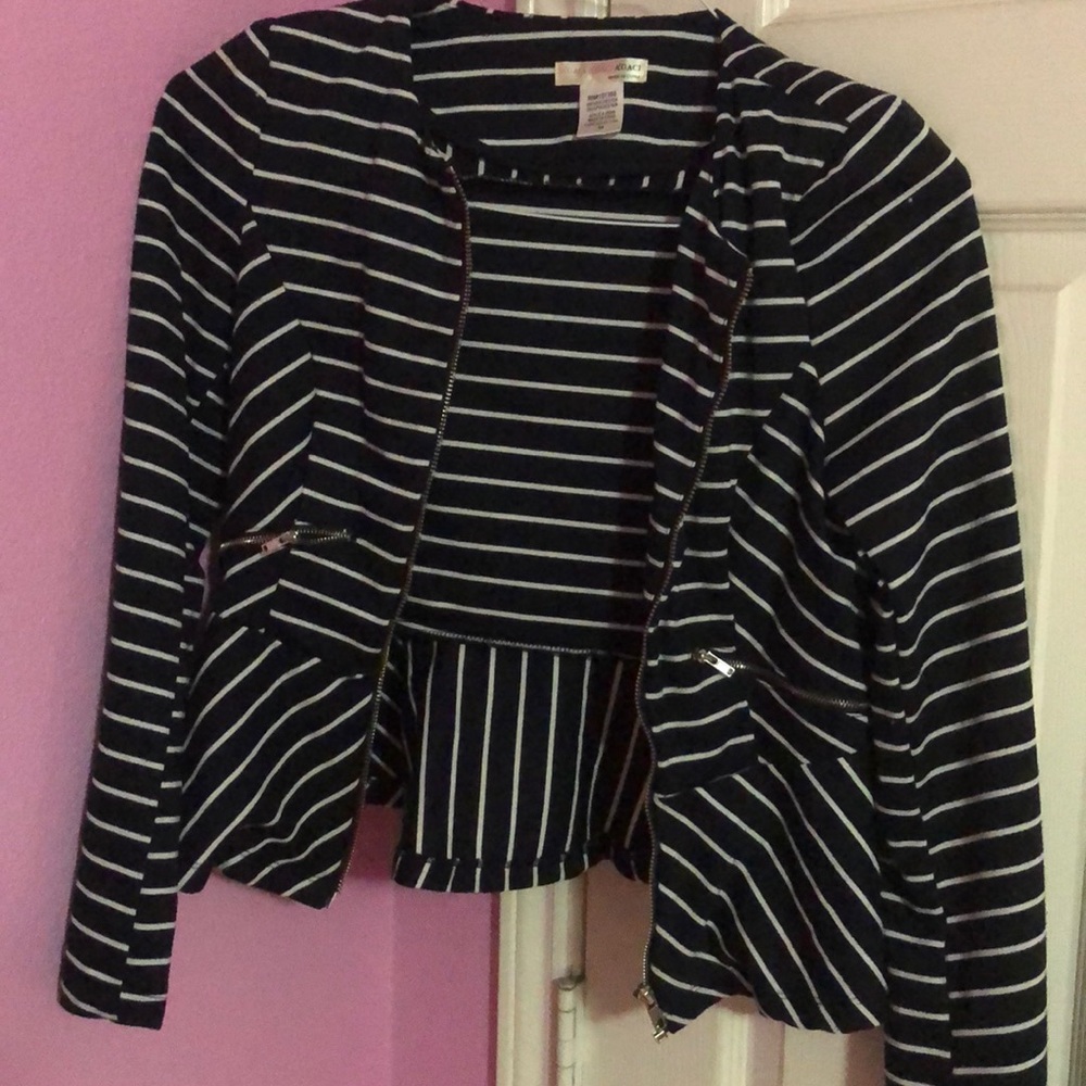 Marine blue blazer!